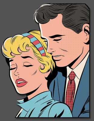  Pop Art Bilder: But It Wasn´t True Love...And I Knew It von Joe Mcdermott