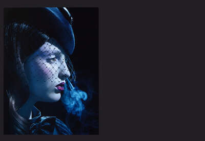  Abstract Portrait Photography: Kiss of Death #1 by Miles Aldridge