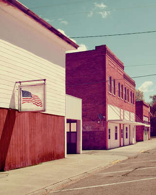  Amerika Bilder: Red House von Sarah Johanna Eick