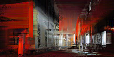 Famous contemporary artists: Shanghai Projections VIII by Sabine Wild