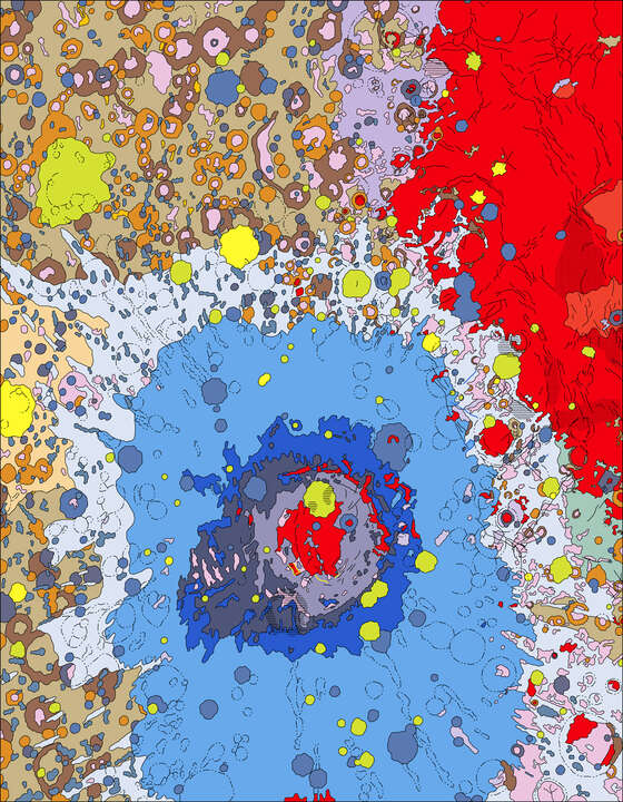   Moon, west side (USGS/Rich Kozak) by Astrogeology