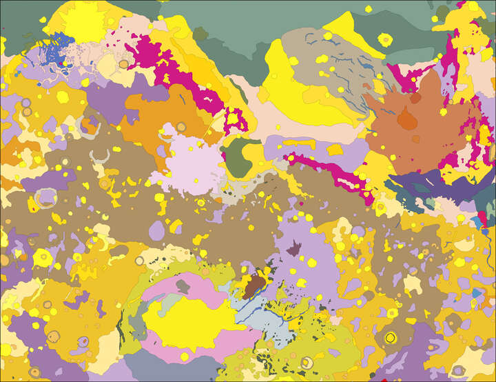   Mars, east side (USGS/Rich Kozak) by Astrogeology