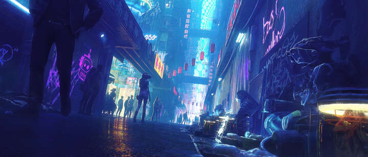   Cyber Street by Arnaud Imobersteg