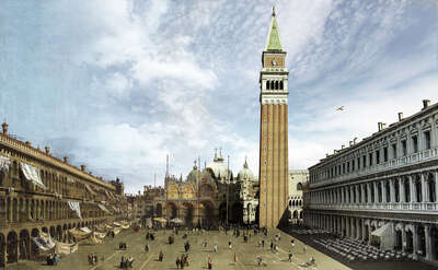  Curated photographic artworks: Piazza San Marco by Andrés Leroi