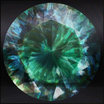  Curated selection of living room artworks: Green Dresden by Anton Sparx