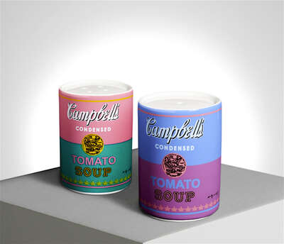   CAMPBELL - Salt&Pepper Shaker by Andy Warhol