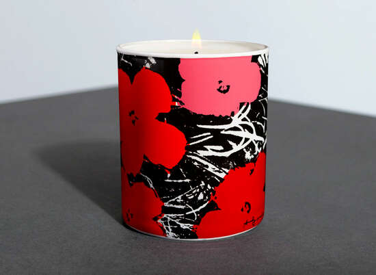 Flowers - Red/Pink Perfumed Candle