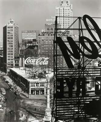  Histoire de la photographie : Columbus Circle, New York de Berenice Abbott