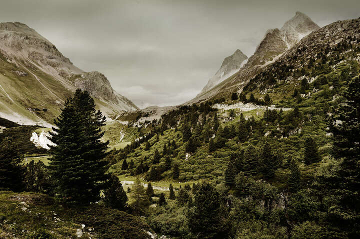 Albula Pass, Schweiz by Berthold Steinhilber