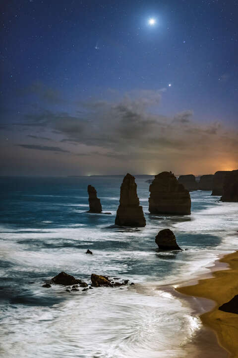  bathroom artworks: Night Wonders by the Great Ocean Road by Babak Tafreshi