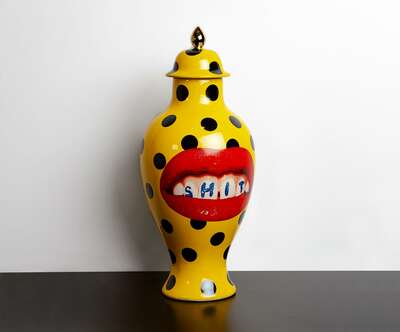   Shit Vase by Maurizio Cattelan & Pierpaolo Ferrari