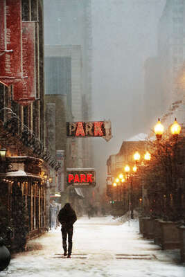  curated retro artworks: Chicago by Christophe Jacrot