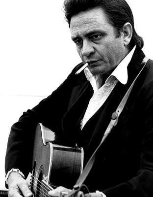  Popular Black and White Photography: Johnny Cash by Classic Collection I