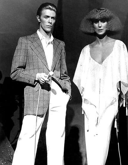 Cher and David Bowie