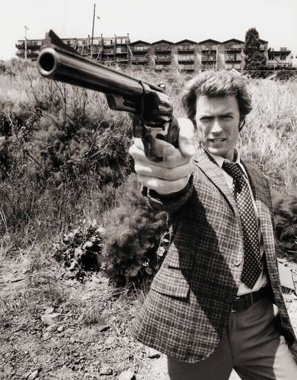 Clint Eastwood as Dirty Harry