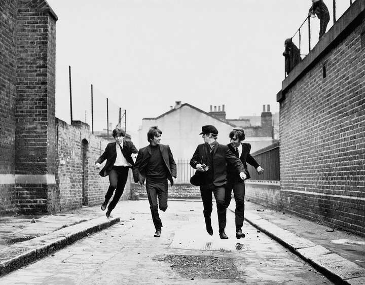 The Beatles Running in "A Hard Days Night" by Classic Collection I