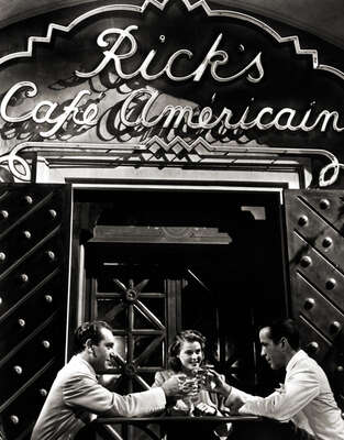   Casablanca Café Scene by Classic Collection I