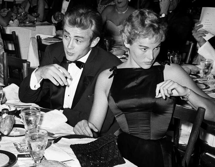 James Dean & Ursula Andress at the Oscar Dinner by Frank Worth by Classic Collection I