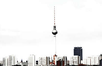  Berlin City Art: Berlin Skyline by Cathrin Schulz
