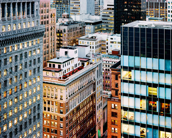   Sutter Street & Sansome Street, San Francisco von Christopher Woodcock