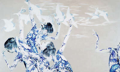   Blue White Porcelain 06 by Dallae Bae