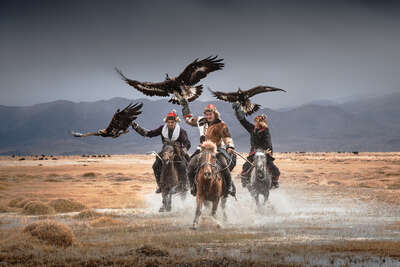   Mongolia Eagle Hunters by Daniel Kordan