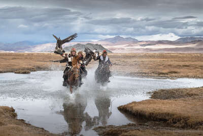   Mongolia Eagle Hunters III by Daniel Kordan