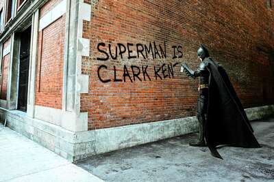   Clark Kent Graffiti by Daniel Picard