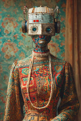   Folkloric robots 3. by David Szauder