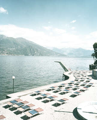  Wandbilder Badezimmer: Lago di Como von Erik Chmil