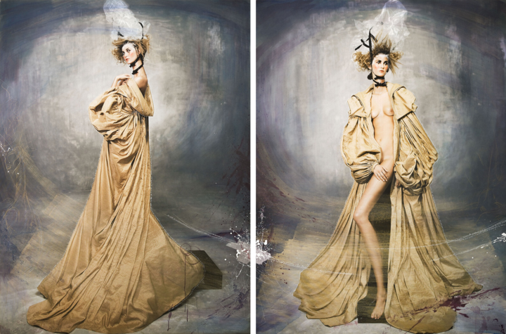   With Yves coat Diptych I/II by Efren Isaza