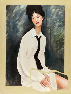   Women I (after Modigliani) by Efren Isaza