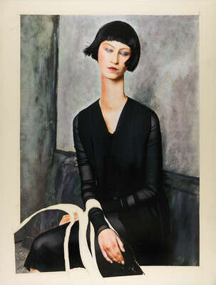  Berühmte Künstler: Women V (after Modigliani) by Efren Isaza