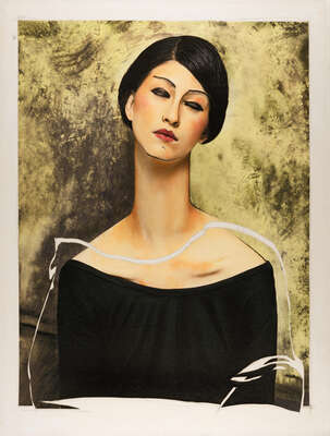  Berühmte Künstler: Women VI (after Modigliani) by Efren Isaza