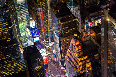  Curated Lumas Architecture Prints: Times Square and Paramount Building's Clocktower by Evan Joseph