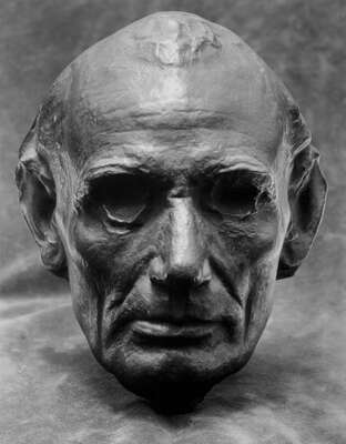   Life Mask of Abraham Lincoln de Edward Steichen