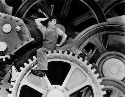  Bilder fürs Büro: Arbeiter (Charlie Chaplin) von Charles Chaplin