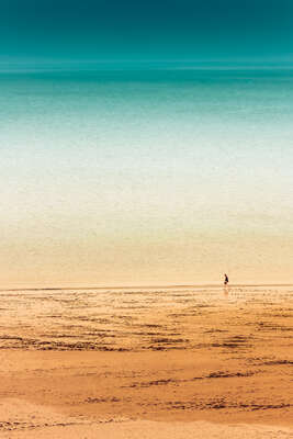  Beach Landscape Prints: A Sunday in Saint Malo by Françoise Gaujour