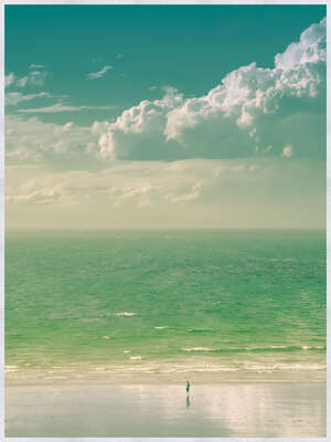  Curated Lumas Landscape Prints: How Gentle are the Waves by Françoise Gaujour