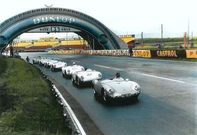 vintage car art: Le Mans by Frank M. Orel