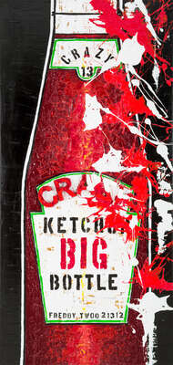  Kitchen Wall Art: Big Ketchup by Freddy Reitz