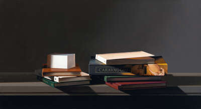  Still life with Caravaggio by Guy Diehl