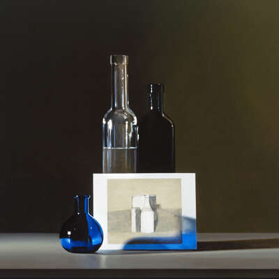   Still life with Giorgio Morandi #2 by Guy Diehl