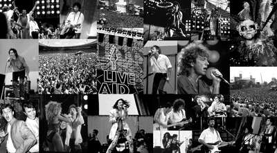  Geschichte Fotografie: Live Aid von Music Collection