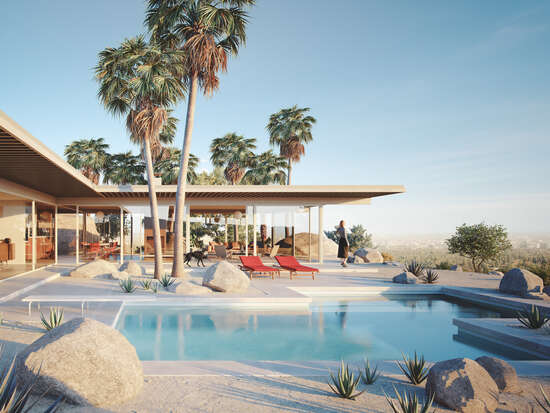 Palm Springs by Guachinarte - Petites - Small Open Edition.