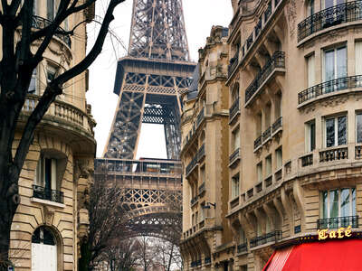  Paris art with Eiffel Tower: Rue de Buenos Aires by Horst & Daniel Zielske