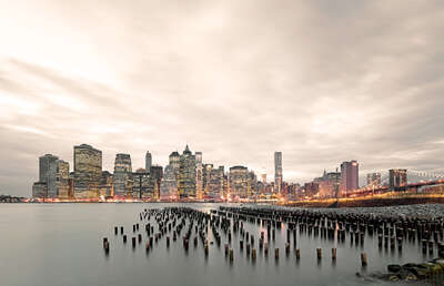  New York City Art: East River III by Horst & Daniel Zielske