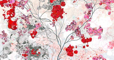 Japanische Kunst: Rose Cherry I von Holger Lippmann