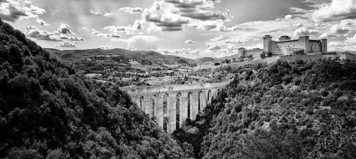  Black and White Photography: Ponte delle Torri by Helmut Schlaiß