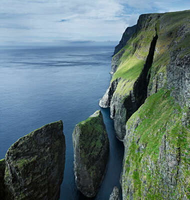  LANDSCAPE ART PRINTS: Sea stacks #2, Faroe Islands by Jonathan Andrew